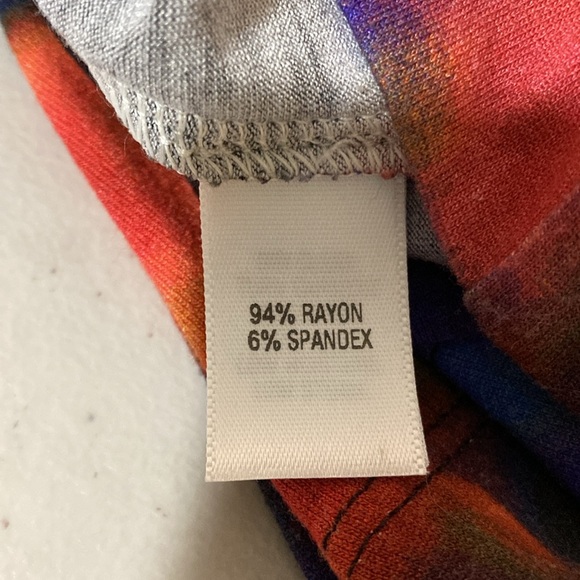 St. John Multi Color 3/4 Sleeve Top, With Matching Scarf - Picture 7 of 10